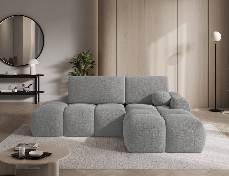 Vittario 3-seters Bubblig sovesofa med divan og oppbevaring Høyre - Royal 04 - Møbler - Sofaer - Sovesofaer