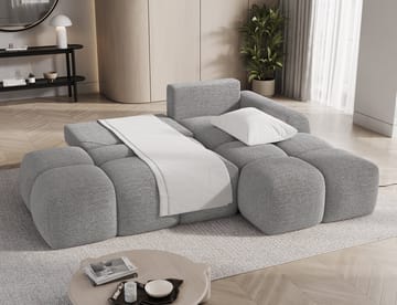 Vittario 3-seters Bubblig sovesofa med divan og oppbevaring Høyre - Royal 04 - Møbler - Sofaer - Sovesofaer