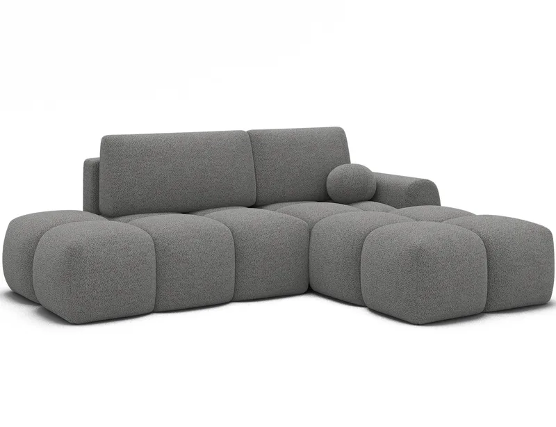 Vittario 3-seters Bubblig sovesofa med divan og oppbevaring Høyre, Royal 04