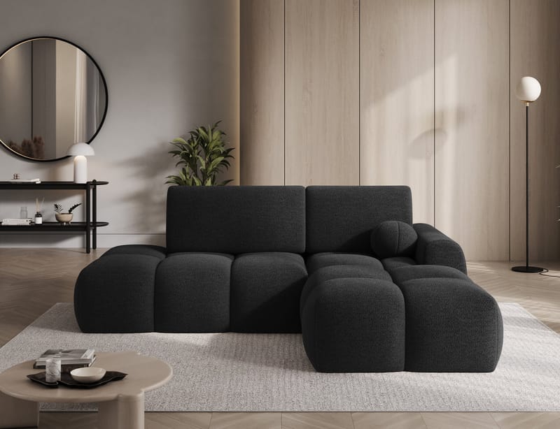 Vittario 3-seters Bubblig sovesofa med divan og oppbevaring Høyre - Royal 05 - Møbler - Sofaer - Sovesofaer