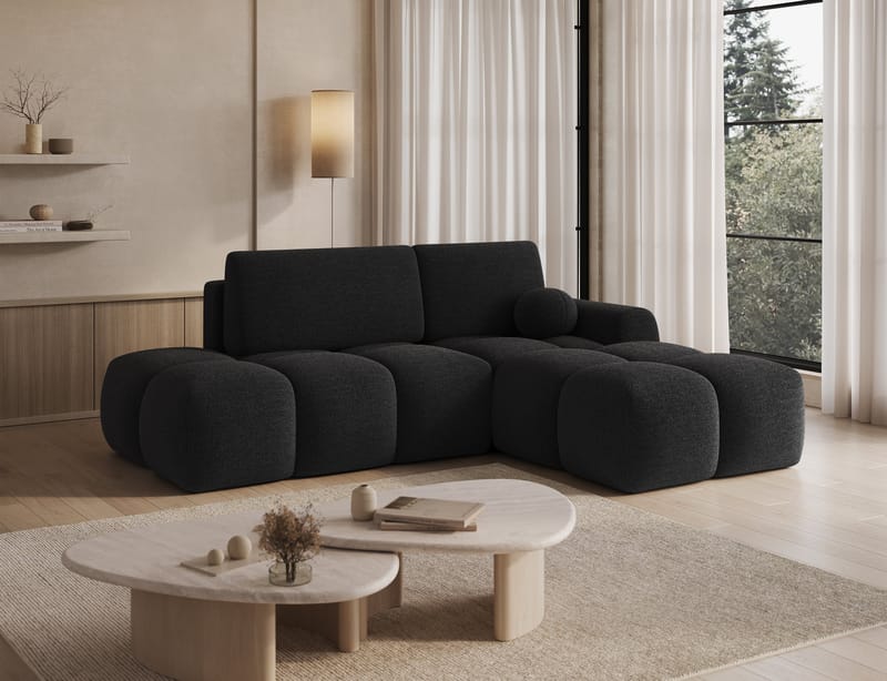 Vittario 3-seters Bubblig sovesofa med divan og oppbevaring Høyre - Royal 05 - Møbler - Sofaer - Sovesofaer