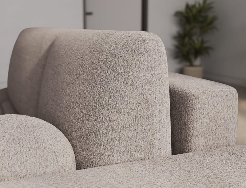 Vittario 3-seters Bubblig sovesofa med divan og oppbevaring Høyre - Royal 18 - Møbler - Sofaer - Sovesofaer