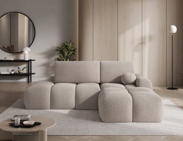 Vittario 3-seters Bubblig sovesofa med divan og oppbevaring Høyre - Royal 18 - Møbler - Sofaer - Sovesofaer