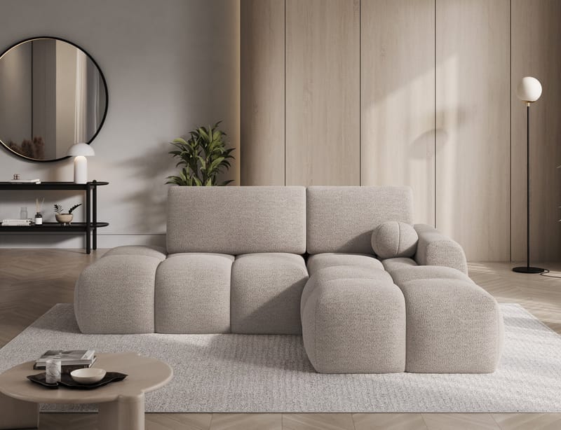 Vittario 3-seters Bubblig sovesofa med divan og oppbevaring Høyre - Royal 18 - Møbler - Sofaer - Sovesofaer