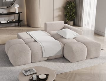 Vittario 3-seters Bubblig sovesofa med divan og oppbevaring Høyre - Royal 18 - Møbler - Sofaer - Sovesofaer