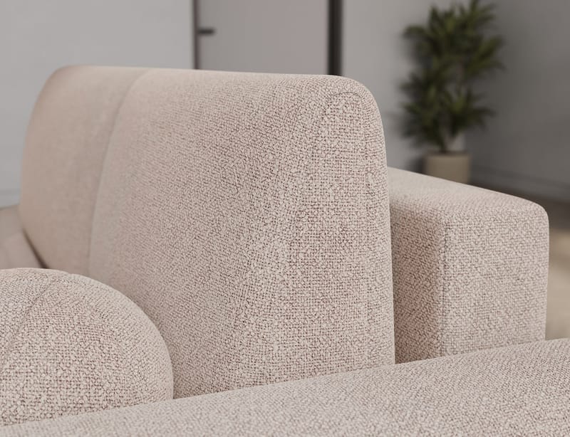 Vittario 3-seters Bubblig sovesofa med divan og oppbevaring Høyre - Xillar 20 - Møbler - Sofaer - Sovesofaer