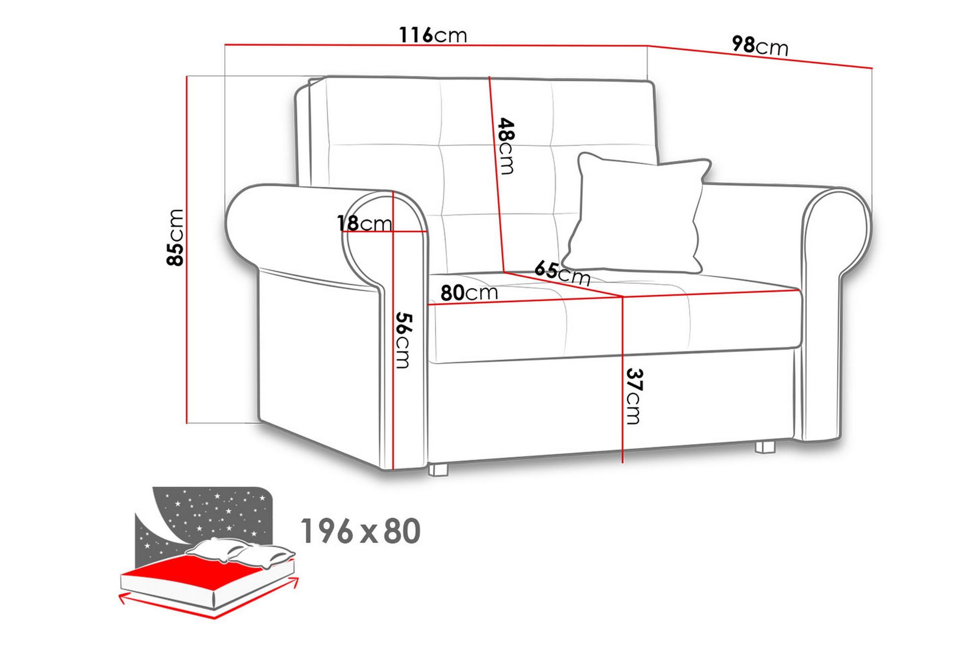 Viva Sofa - Møbler - Sofaer - Sovesofaer
