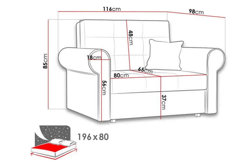 Viva Sofa - Møbler - Sofaer - Sovesofaer