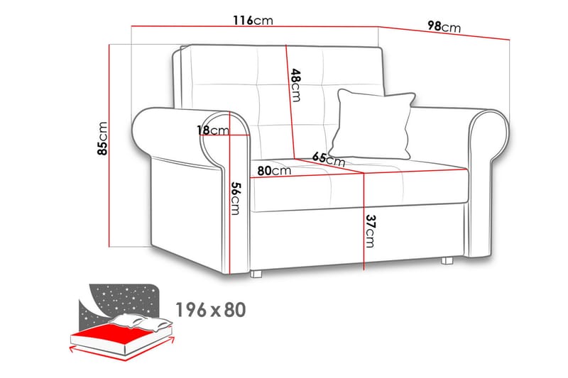 Viva Sofa - Sovesofaer - Fløyel sofaer