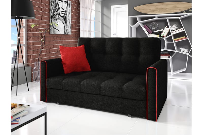 Viva Sovesofa 153x100x85 cm - Sovesofaer - 2 seters sovesofa - Fløyel sofaer