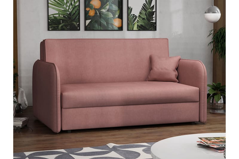 Viva Sovesofa - Rosa - Sovesofaer - Fløyel sofaer