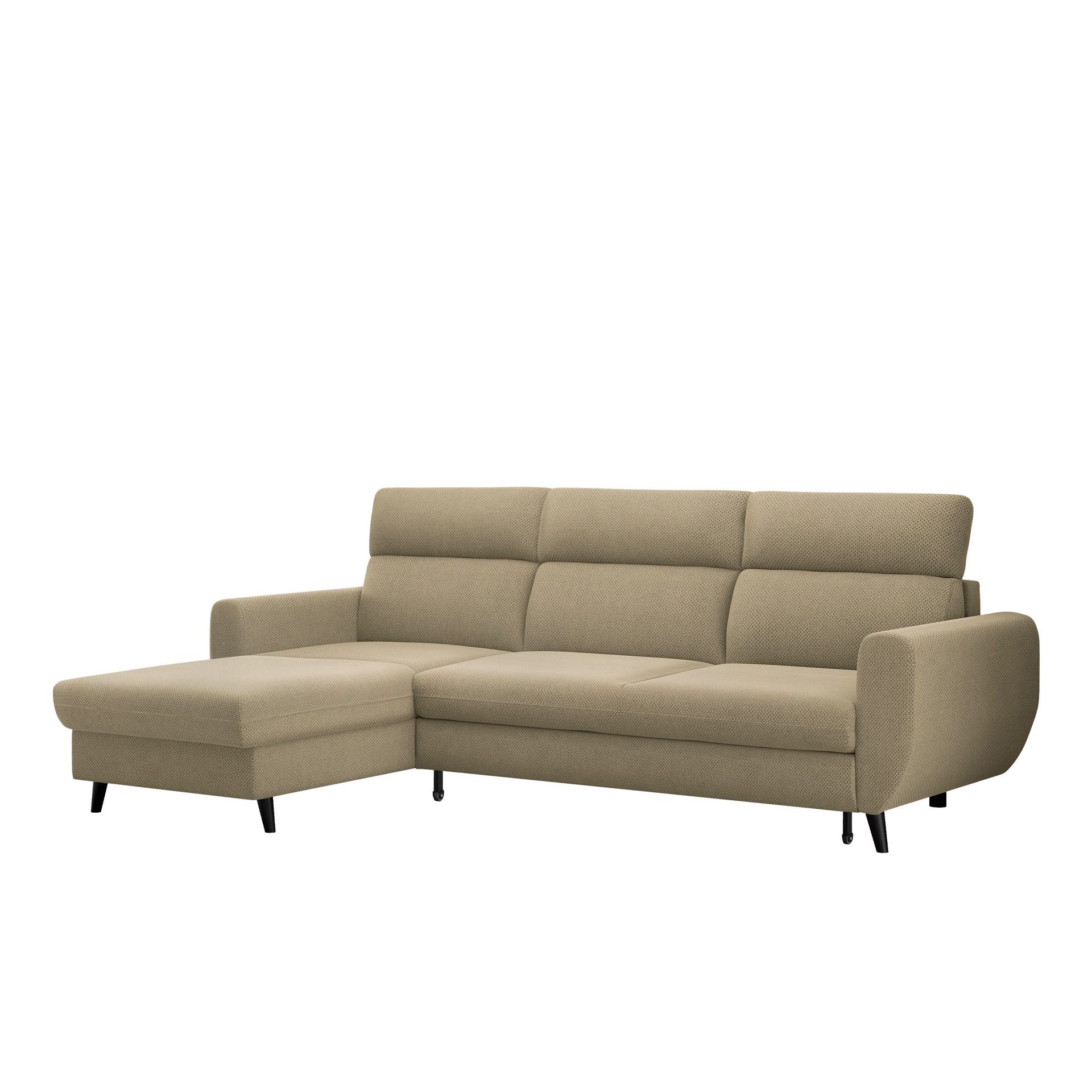 Vylon 3-seters sovesofa med divan - Beige
