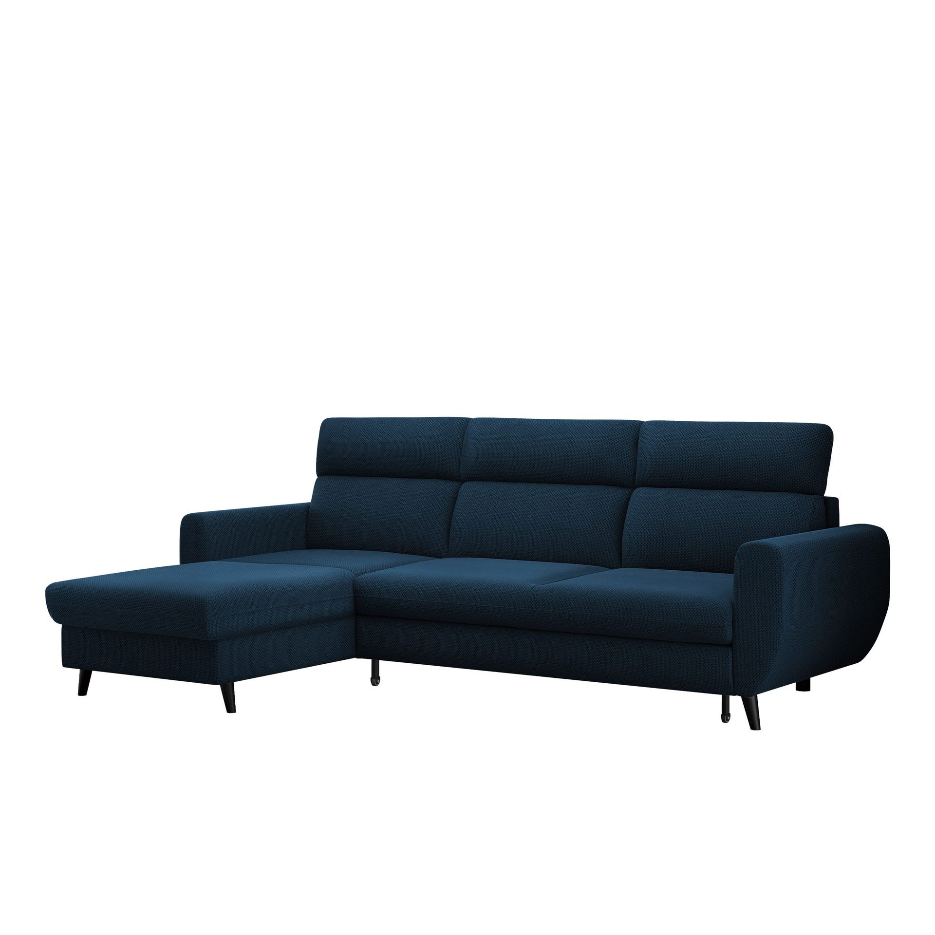 Vylon 3-seters sovesofa med divan - Blå