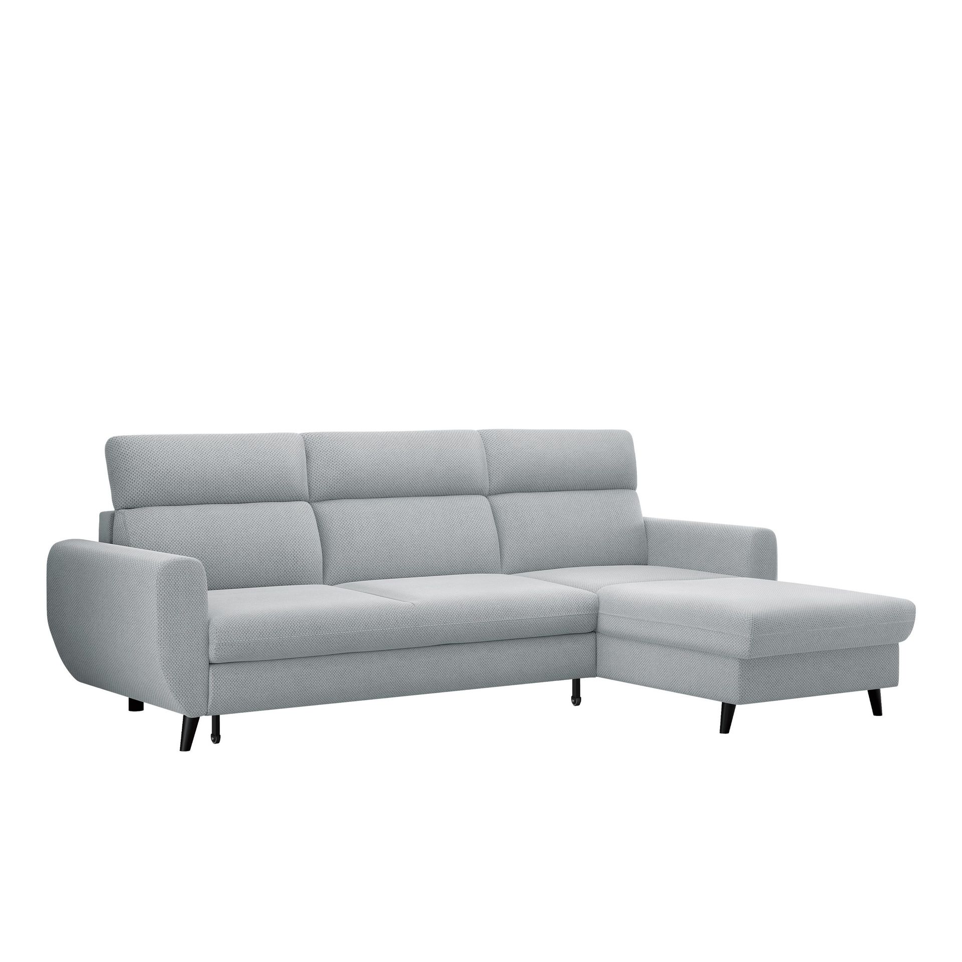 Vylon 3-seters sovesofa med divan - Blå