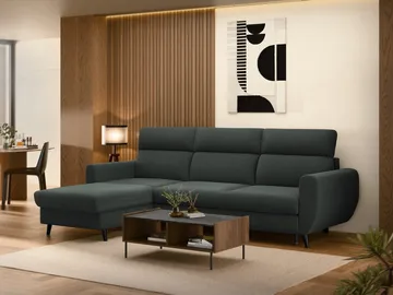 Vylon 3-seters sovesofa med divan - grå - Møbler - Sofaer - Sovesofaer