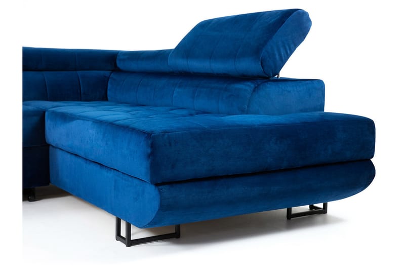 Warwick 3-seters Hjørnesovesofa - Svart - Møbler - Sofaer - Sovesofaer