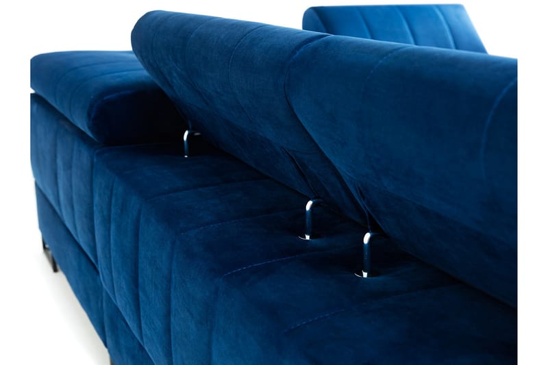 Warwick 3-seters Hjørnesovesofa - Svart - Møbler - Sofaer - Sovesofaer