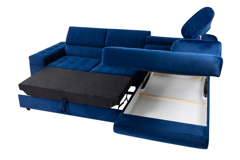 Warwick 3-seters Hjørnesovesofa - Svart - Møbler - Sofaer - Sovesofaer
