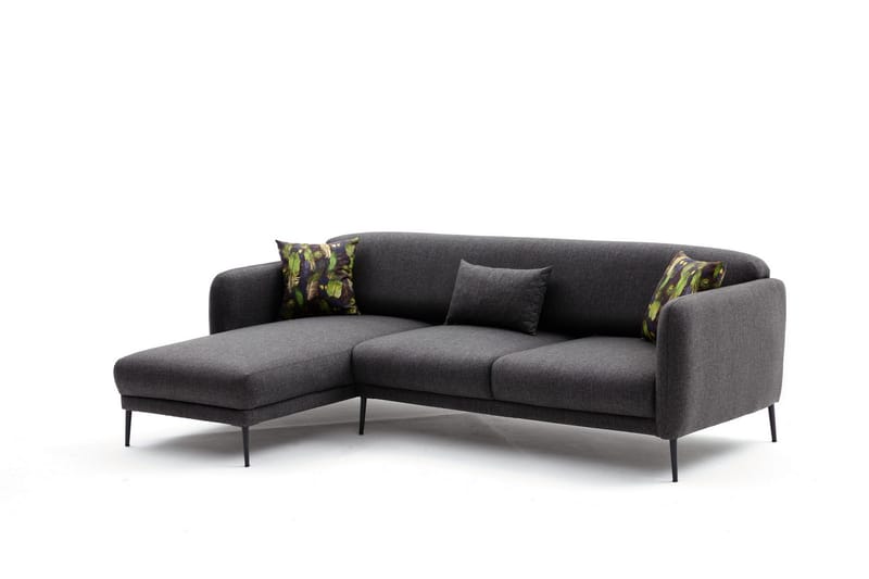 Wenus Divansovesofa 3-seters - Antrasitt - Møbler - Sofaer - Sovesofaer