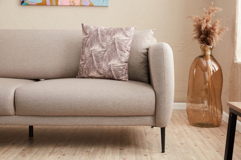 Wenus Divansovesofa 3-seters - Beige - Møbler - Sofaer - Sofa med sjeselong - 3 seters sofa med divan