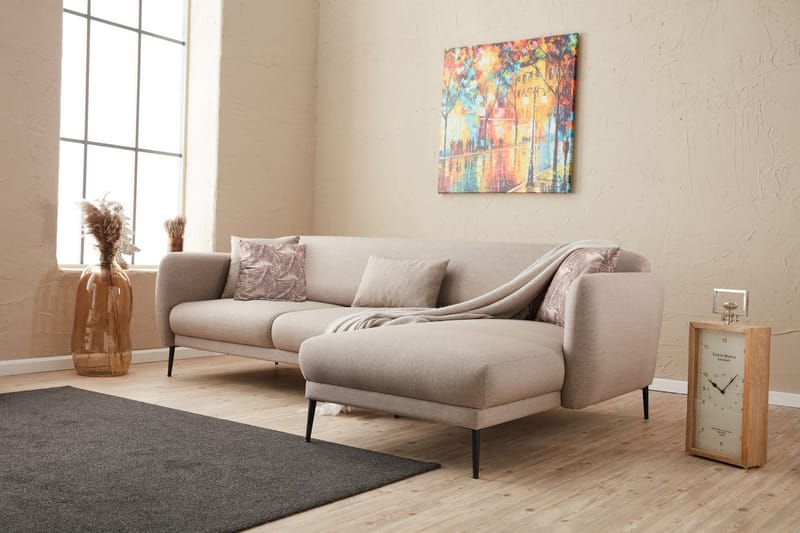 Wenus Divansovesofa 3-seters - Beige - Møbler - Sofaer - Sovesofaer
