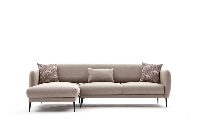 Wenus Divansovesofa 3-seters - Beige - Møbler - Sofaer - Sofa med sjeselong - 3 seters sofa med divan