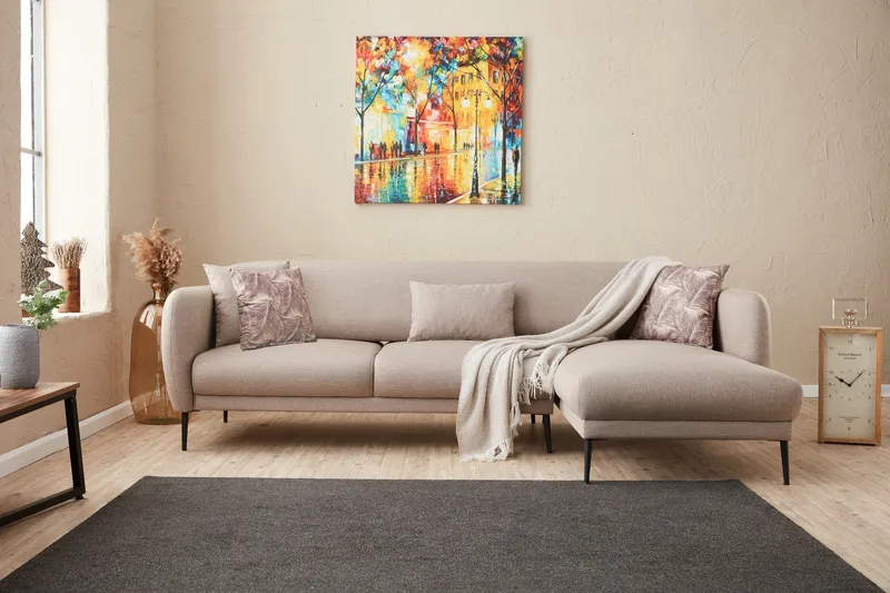 Wenus Divansovesofa 3-seters, Beige