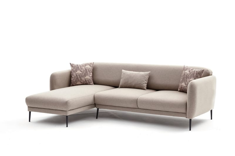 Wenus Divansovesofa 3-seters - Beige - Møbler - Sofaer - Sofa med sjeselong - 3 seters sofa med divan