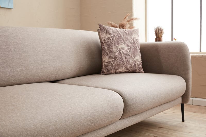 Wenus Divansovesofa 3-seters - Beige - Møbler - Sofaer - Sofa med sjeselong - 3 seters sofa med divan