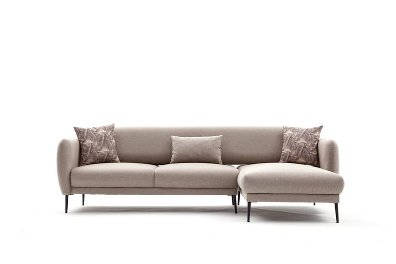 Wenus Divansovesofa 3-seters - Beige - Møbler - Sofaer - Sofa med sjeselong - 3 seters sofa med divan