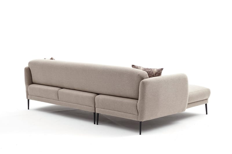 Wenus Divansovesofa 3-seters - Beige - Møbler - Sofaer - Sofa med sjeselong - 3 seters sofa med divan
