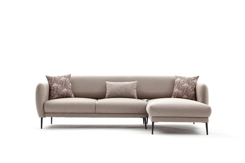 Wenus Divansovesofa 3-seters - Beige - Møbler - Sofaer - Sofa med sjeselong - 3 seters sofa med divan