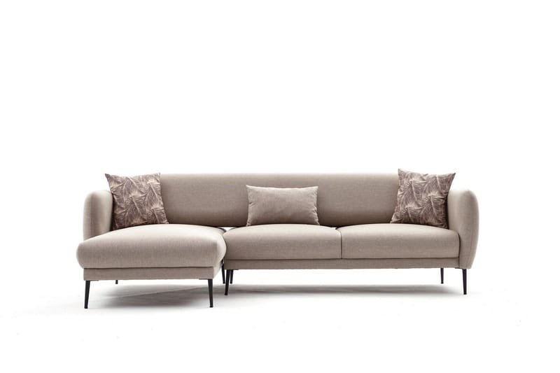 Wenus Divansovesofa 3-seters - Beige - Møbler - Sofaer - Sofa med sjeselong - 3 seters sofa med divan