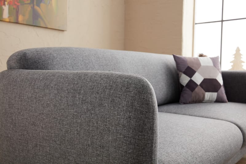 Wenus Divansovesofa 3-seters - Grå - Møbler - Sofaer - Sovesofaer