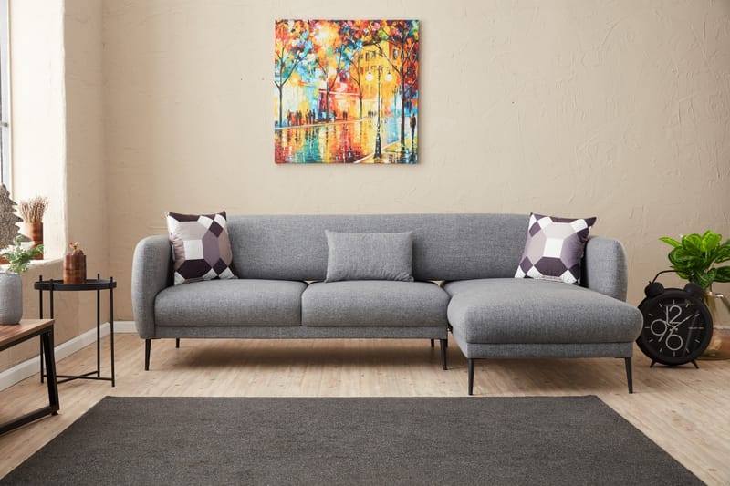 Wenus Divansovesofa 3-seters - Grå - Møbler - Sofaer - Sovesofaer
