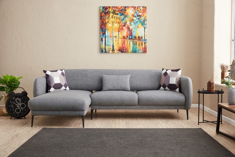 Wenus Divansovesofa 3-seters - Grå - Møbler - Sofaer - Sovesofaer