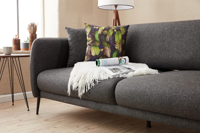 Wenus Sovesofa 3-seters 180x90 cm - Antrasitt - Møbler - Sofaer - Sovesofaer