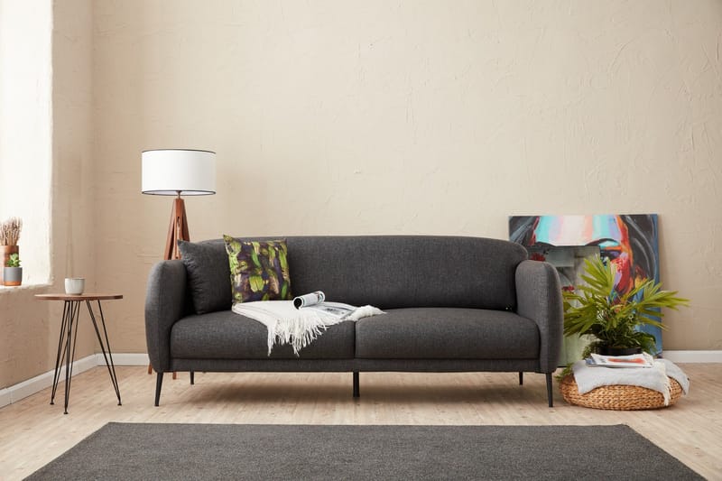 Wenus Sovesofa 3-seters 180x90 cm - Antrasitt - Møbler - Sofaer - Sovesofaer