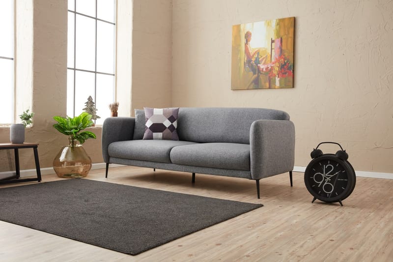 Wenus Sovesofa 3-seters 180x90 cm - Grå - Møbler - Sofaer - Sovesofaer