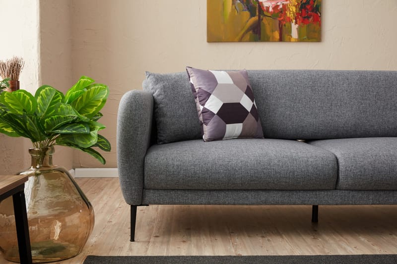 Wenus Sovesofa 3-seters 180x90 cm - Grå - Møbler - Sofaer - Sovesofaer