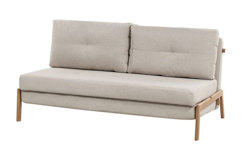 Wigwig Sovesofa 2-seter - Beige/Lyst tre - Møbler - Sofaer - Sovesofaer