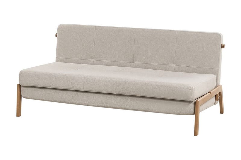 Wigwig Sovesofa 2-seter - Beige/Lyst tre - Møbler - Sofaer - Sovesofaer