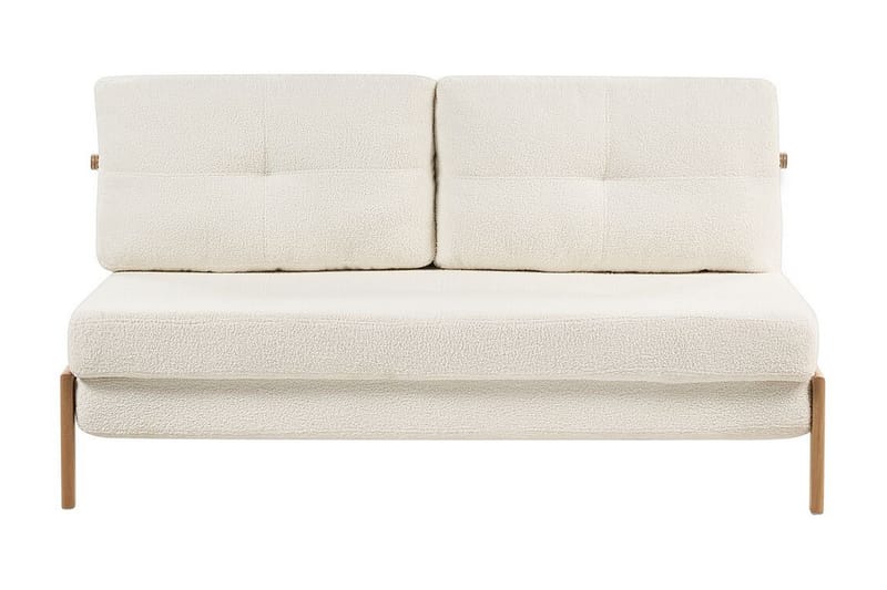 Wigwig Sovesofa 2-seter - Hvit/Lyst tre - Møbler - Sofaer - Sovesofaer