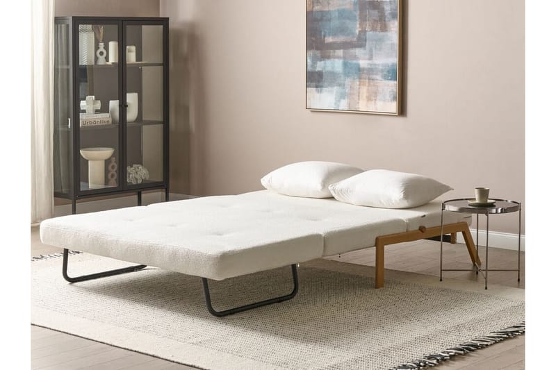 Wigwig Sovesofa 2-seter - Hvit/Lyst tre - Møbler - Sofaer - Sovesofaer