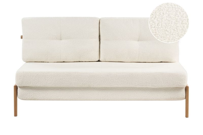 Wigwig Sovesofa 2-seter - Hvit/Lyst tre - Møbler - Sofaer - Sovesofaer