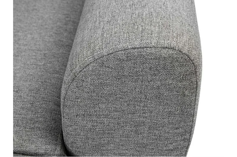 Wilma 5-seter Sovesofa med Sjeselong i Stoff - Grå - Møbler - Sofaer - Sovesofaer