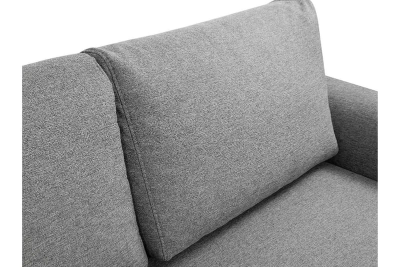 Wilma 6-seter Sovesofa med Sjeselong i Stoff - Grå - Møbler - Sofaer - Sovesofaer
