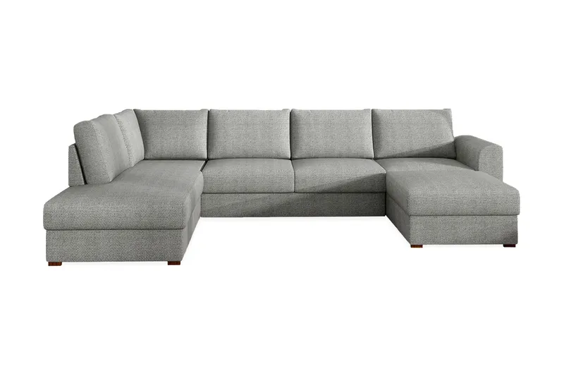 Wilma 6-seters Divan Høyre Sovesofa 305 cm, Grå