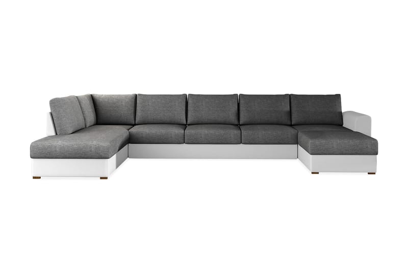 Wilma Hjørnesofa Venstre - Grå/Hvit - Møbler - Sofaer - Sovesofaer