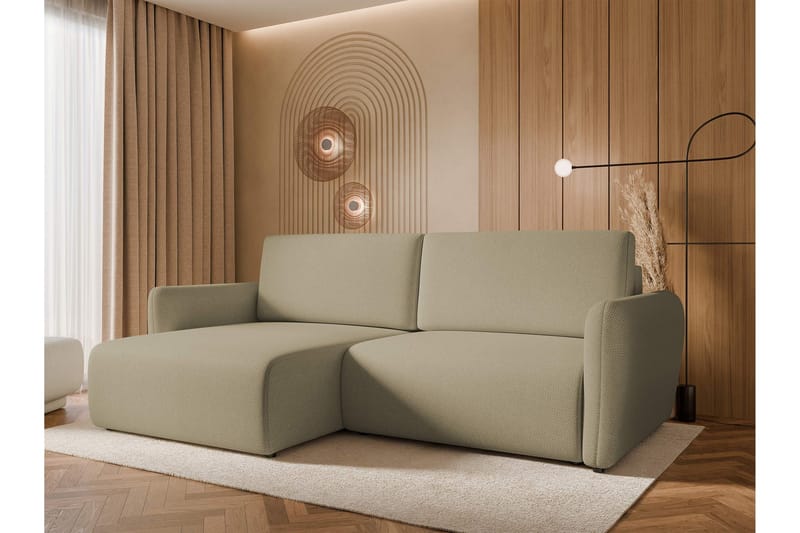 Wymer Sovesofa Med 2-Seters Divan - Beige - Møbler - Sofaer - Sovesofaer